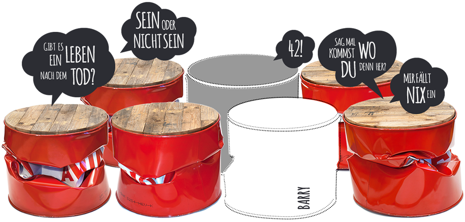 FAQ zu den Möbeln aus Recycling Fässern